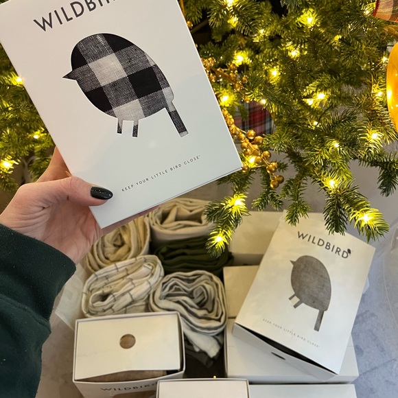 WildBird Ring Sling, Hoopoe Black Rings, Buffalo Check - Picture 3 of 3